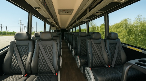 Interior of Charter Bus Company Edmonds's 15 Passenger Minibus in Edmonds