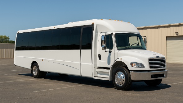 Exterior of Charter Bus Company Edmonds's 20 Passenger Mini bus in Edmonds
