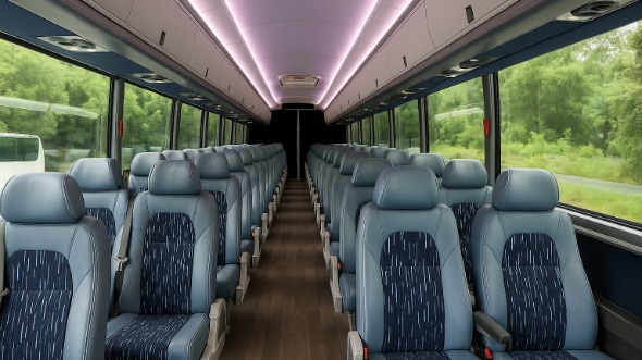 Interior of Charter Bus Company Edmonds's 28 Passenger Mini bus in Edmonds