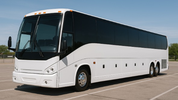 Exterior of Charter Bus Company Edmonds's 50 Passenger Charter Bus in Edmonds