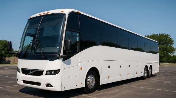 Exterior of Charter Bus Company Edmonds's 55 Passenger Charter Bus in Edmonds