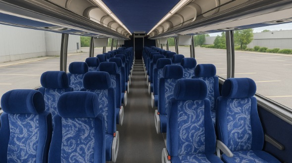 edmonds 55 passenger charter bus inside