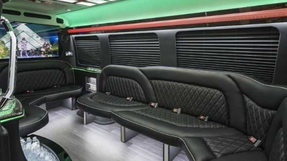 edmonds sprinter limo rental interior