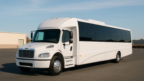 Exterior of Charter Bus Company Edmonds's Party Bus in Edmonds