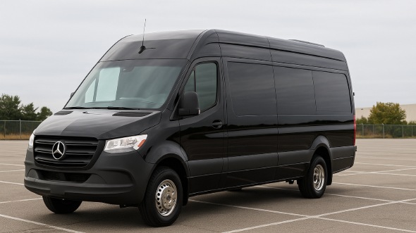 Exterior of Charter Bus Company Edmonds's Sprinter Limo in Edmonds